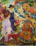 Colin Campbell Cooper Fortune Teller painting